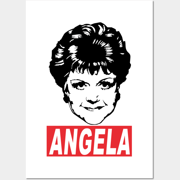 Angela Lansbury Wall Art by Hoang Bich